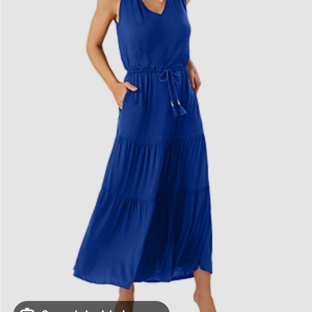 Tommy Bahama Maxi dress in sapphire blue